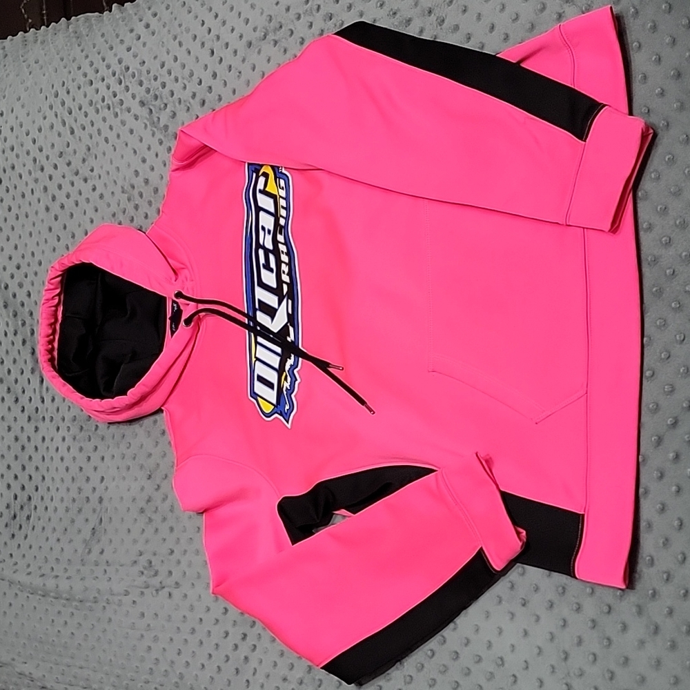 DIRTcar Racing Flo Pink & Black Ladies Hoodie